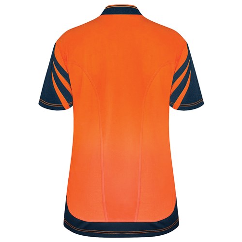BISON POLO DAY ONLY QUICK-DRY COTTON BACKED ORANGE