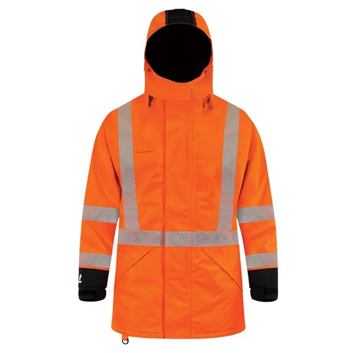 BISON EXTREME TTMC-W17 X-BACK ORANGE JACKET FRONT