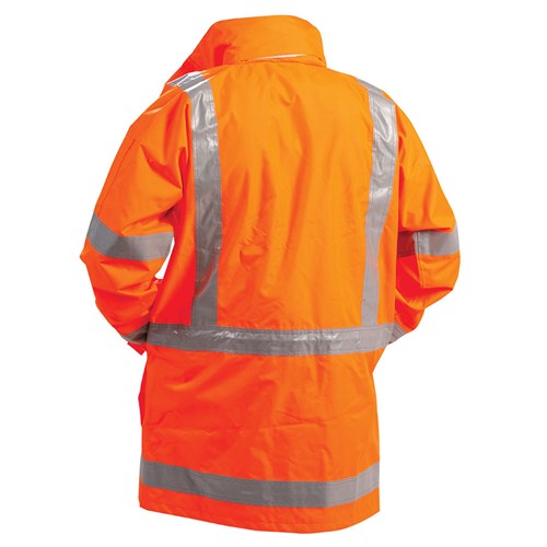 BISON STAMINA TTMC-W17 ORANGE JACKET-REAR
