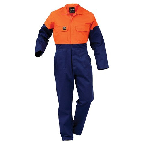 ARCGUARD 13CAL DAY ONLY ZIP ORANGE/NAVY OVERALL - FRONT