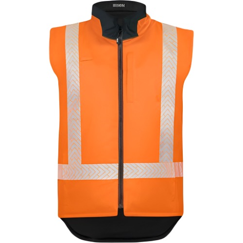BISON STAMINA ECO PUFFER VEST - ORANGE TTMC W23