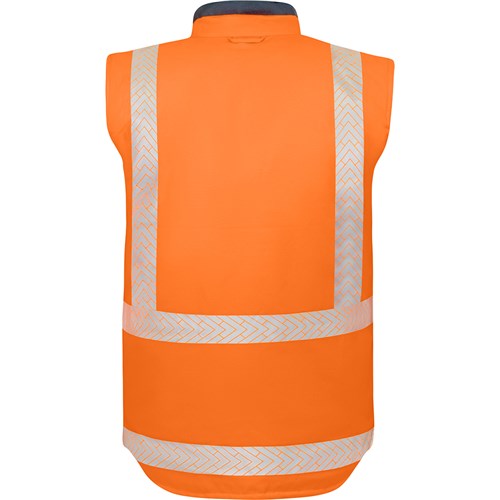 Bison Stamina Reversable Eco Puffer Hi-Vis Vest
