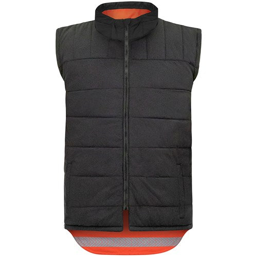 Bison Stamina Reversable Eco Puffer Hi-Vis Vest