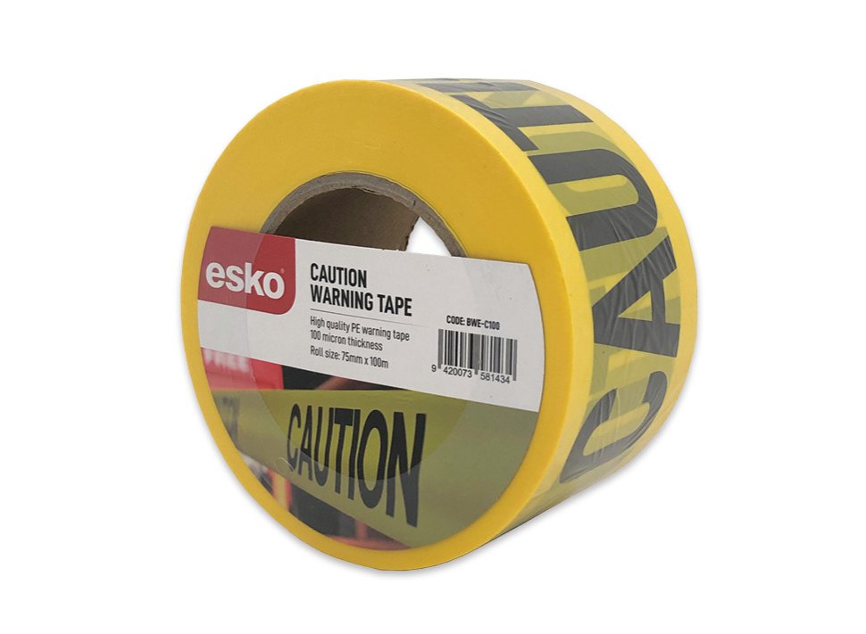 Esko Warning Tape - 100M Roll