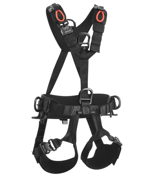 Edelrid Vertic Black Triple Lock Abseil Harness