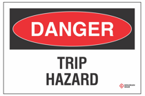 Sign - Trip Hazard