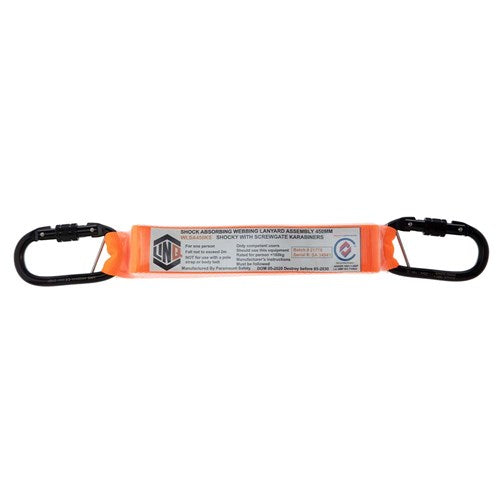 LINQ SHOCK ABSORBING WEBBING LANYARD ASSEMBLY