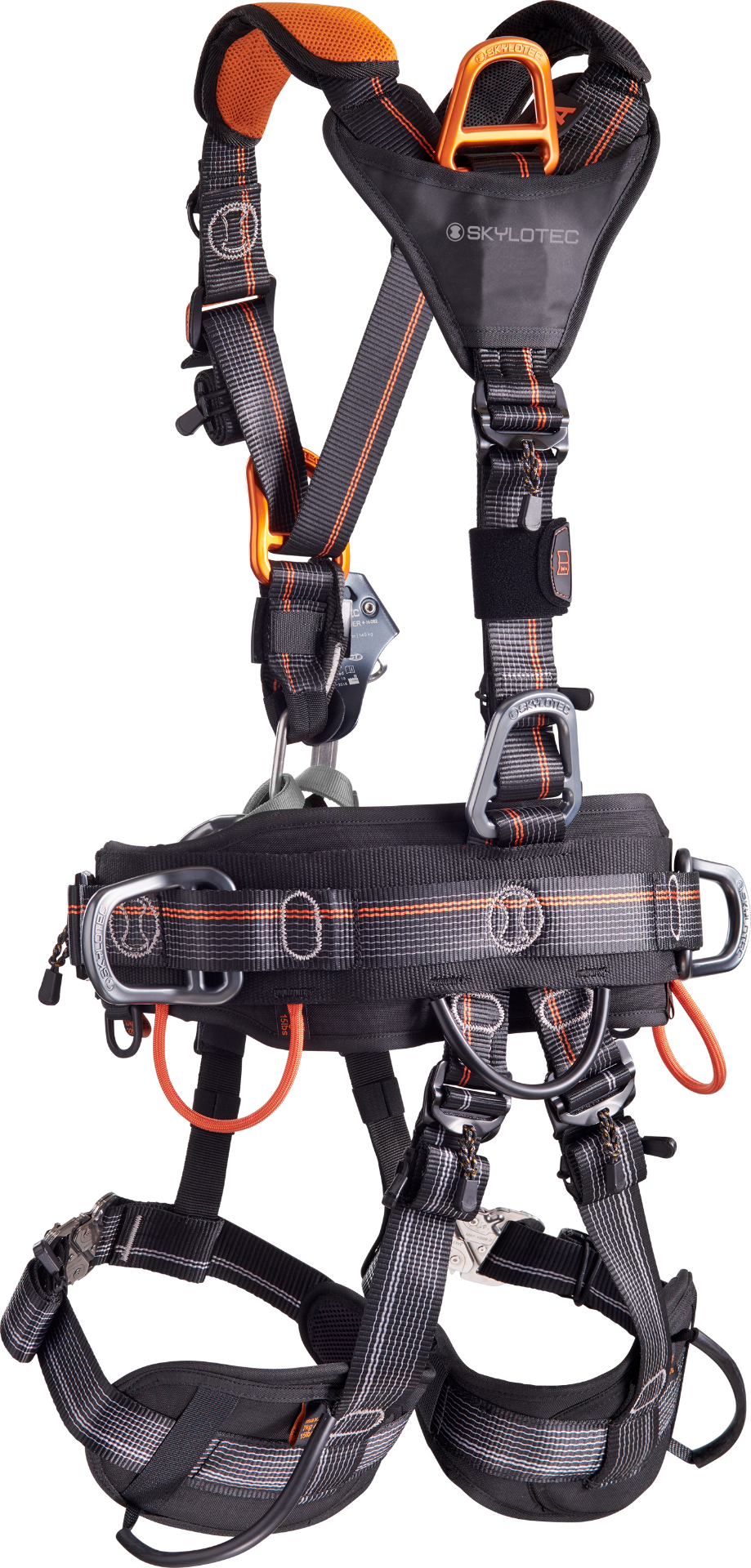 SKYLOTEC IGNITE NEON ROPE ACCESS AND ABSEIL HARNESS - REAR
