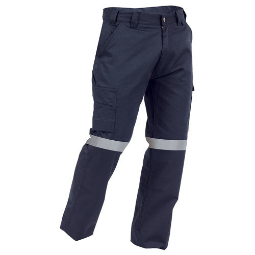 BISON COTTON TAPED NAVY WORK TROUSER - FRONT