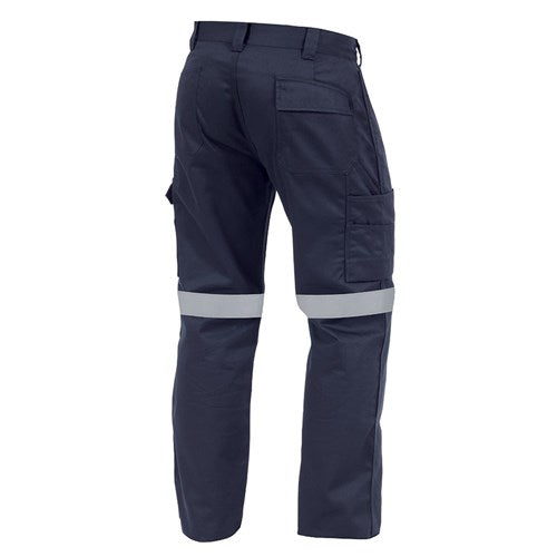 BISON COTTON TAPED NAVY WORK TROUSER - REAR