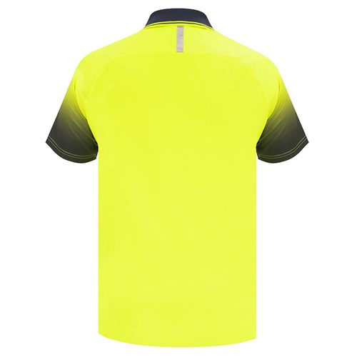 BISON DAY ONLY POLYESTER YELLOW MOUNTAIN DESIGN POLO-BACK
