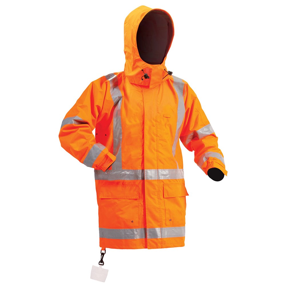 BISON STAMINA TTMC-W17 ORANGE JACKET-FRONT
