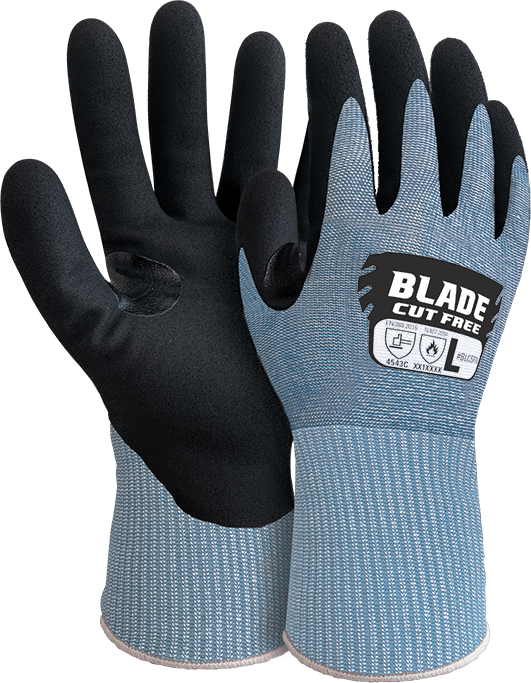 BLADE Cut Level 5 Foam Nitrile Open Back Glove