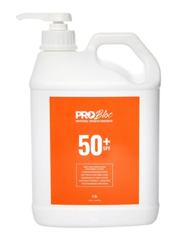 PROBLOC SPF 50+ SUNSCREEN 2.5L PUMP BOTTLE
