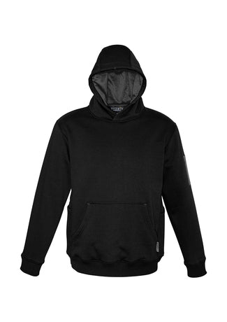 Syzmik Unisex Multi-pocket Hoodie - Black Charcoal
