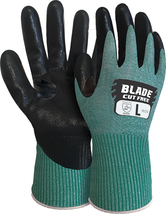 BLADE Cut 5 Flat Nitrile Open Back Glove