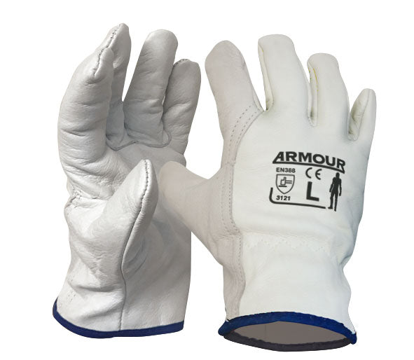 Armour Leather Full Grain Driver Glove