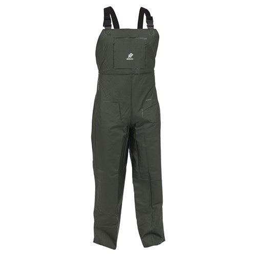 Bison Green PVC Bib Over Trousers