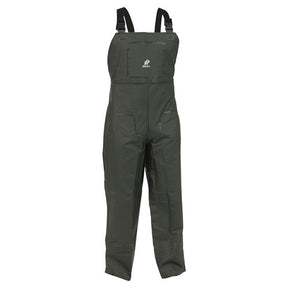 Bison Green PVC Bib Over Trousers