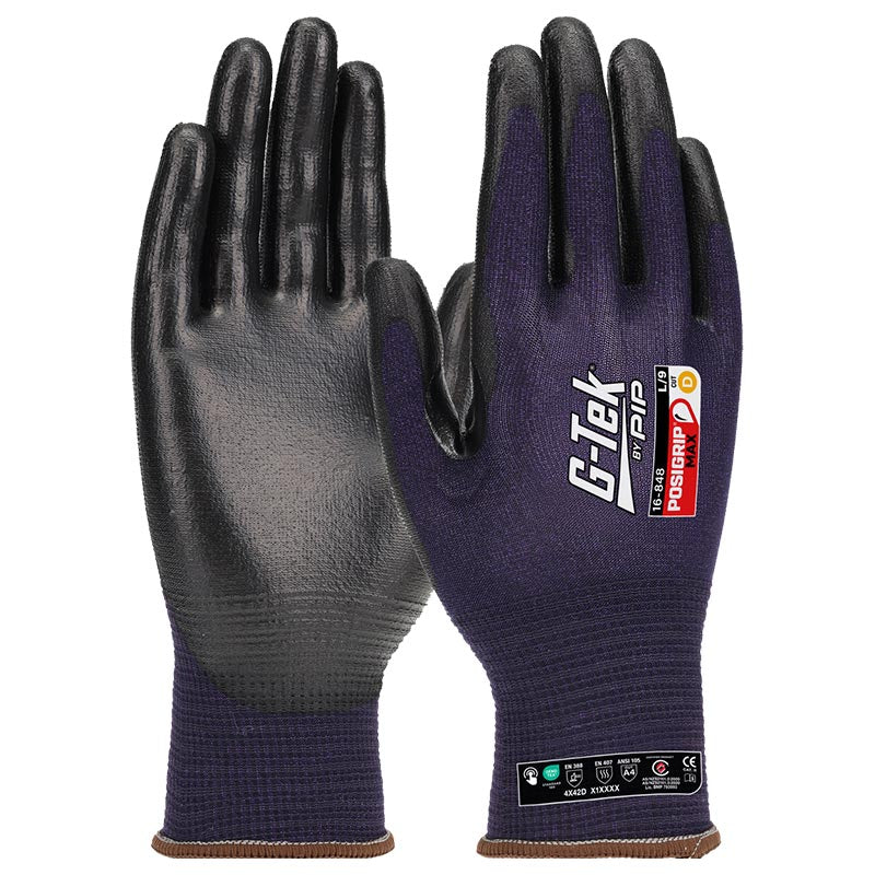 G-Tek Posigripmax 18G Cut D Touch Screen Compatible Glove