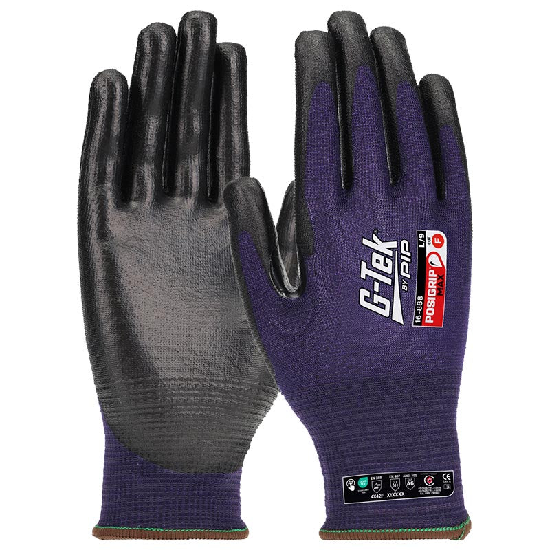 G-Tek Posigripmax Cut F Touch Screen Compatible Glove