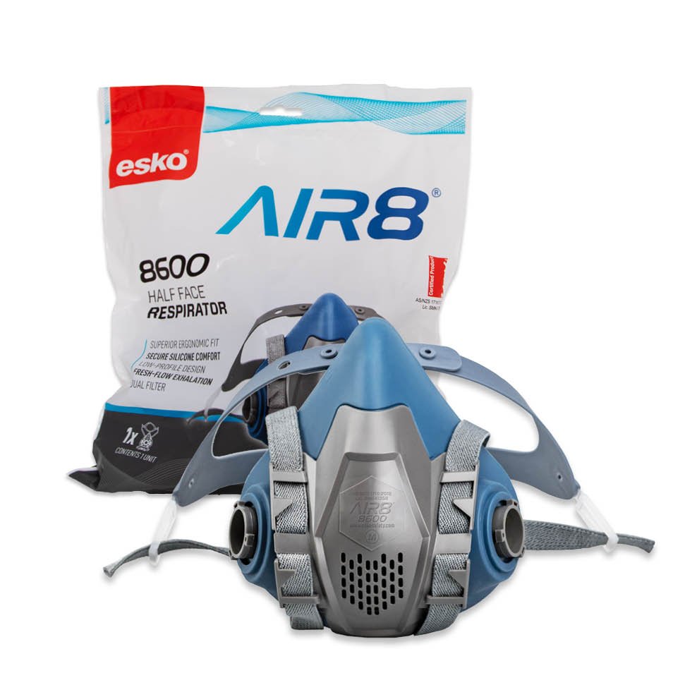 Esko AIR8 respirator mask with packaging 
