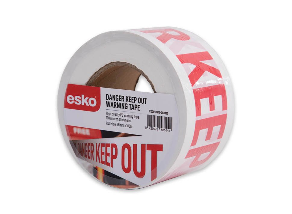 Esko Warning Tape - 100M Roll