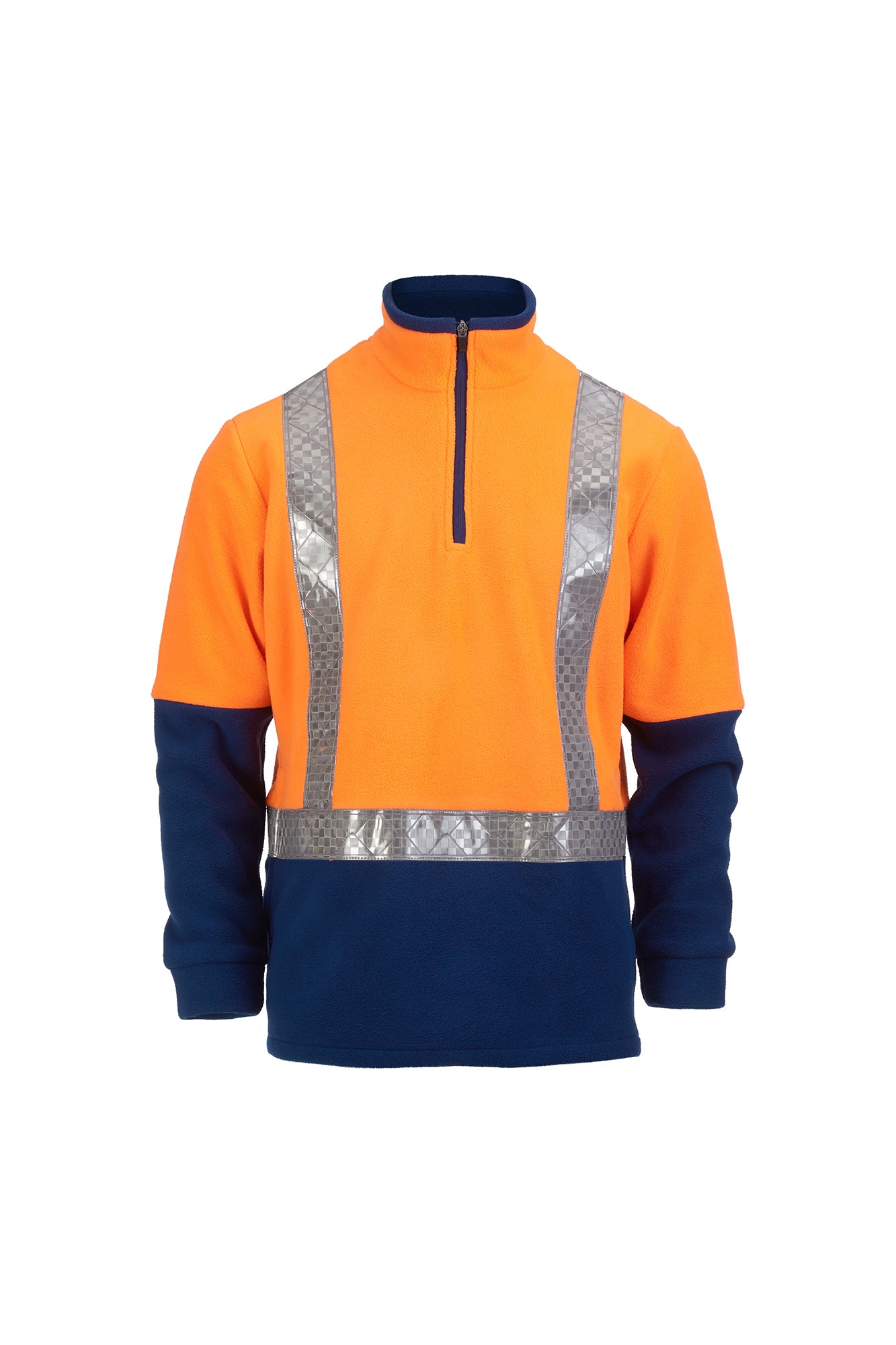 Loop Recycled Polyester Hi Vis Fleece Pullover Day Night