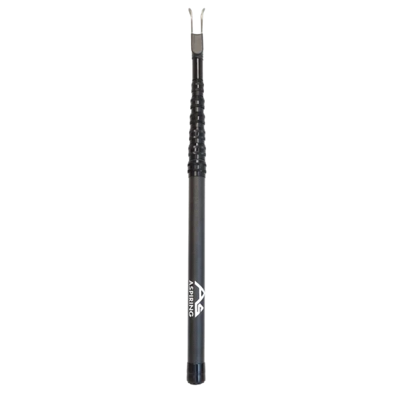 Aspiring Stick Clip Kit Rescue Pole/Climbing Stick– 300cm – Black