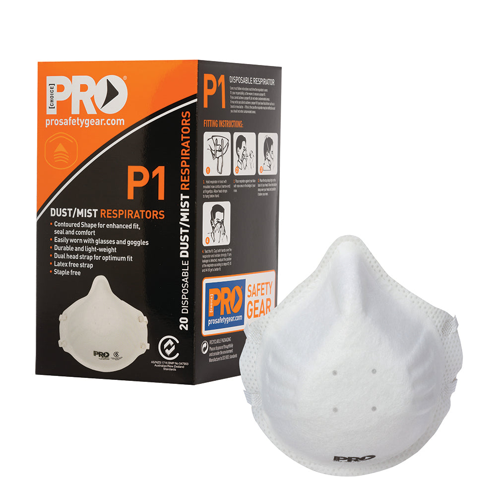 Pro Choice Dust Masks P1 (No Valve)