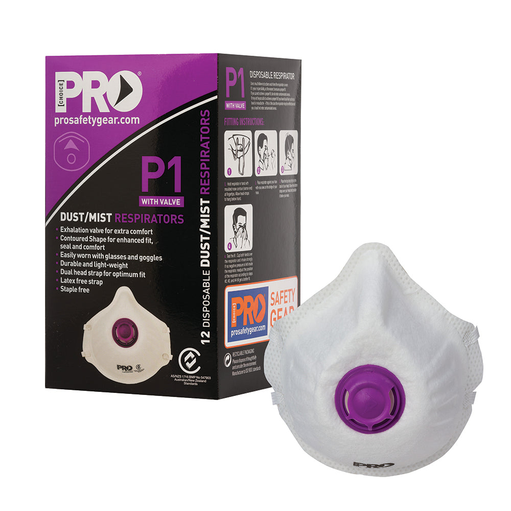 Pro Choice Dust Mask P1+Valve