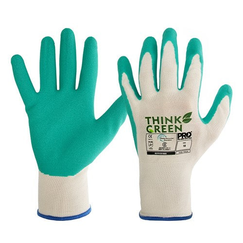 THINK GREEN LATEX GRIP RECYCLED GLOVE