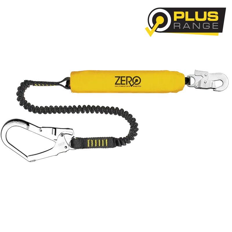ZERO Stretch Single Elasticated Lanyard - Scaffold and Snap Hook
