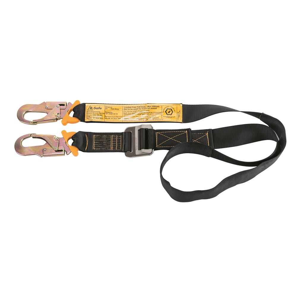 B-Safe 2M adjustable shock absorbing webbing lanyard